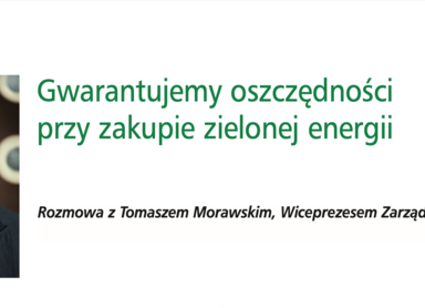 Gwarantujemy oszczędności przy zakupie zielonej energii